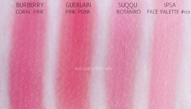 burberry coral pink comparison